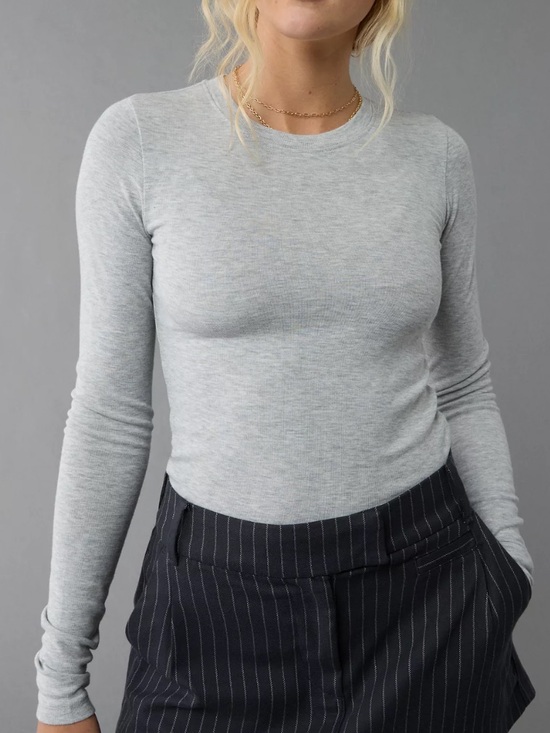 American Eagle Outfitters Tops - American Eagle Outfitters - Women's Cozy Up Long Sleeve Layering T-shirt. Small